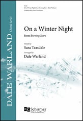 On a Winter Night TTBB choral sheet music cover